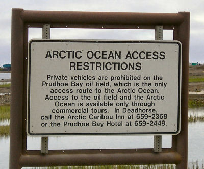 Restrictions on getting to Arctic Ocean