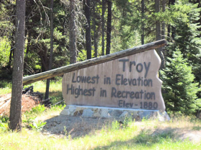 Troy close to lowest point in MT