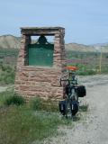 Monument at CO/WY border