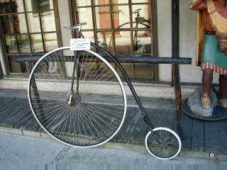 Bike outside the oldest store museum