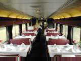 Amtrak dining car