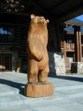 Carved bear at Daniels Summit